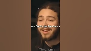 Thumbnail of if you like me ,i love you .. / post malone status #postmalonetypebeat #postmalone #status