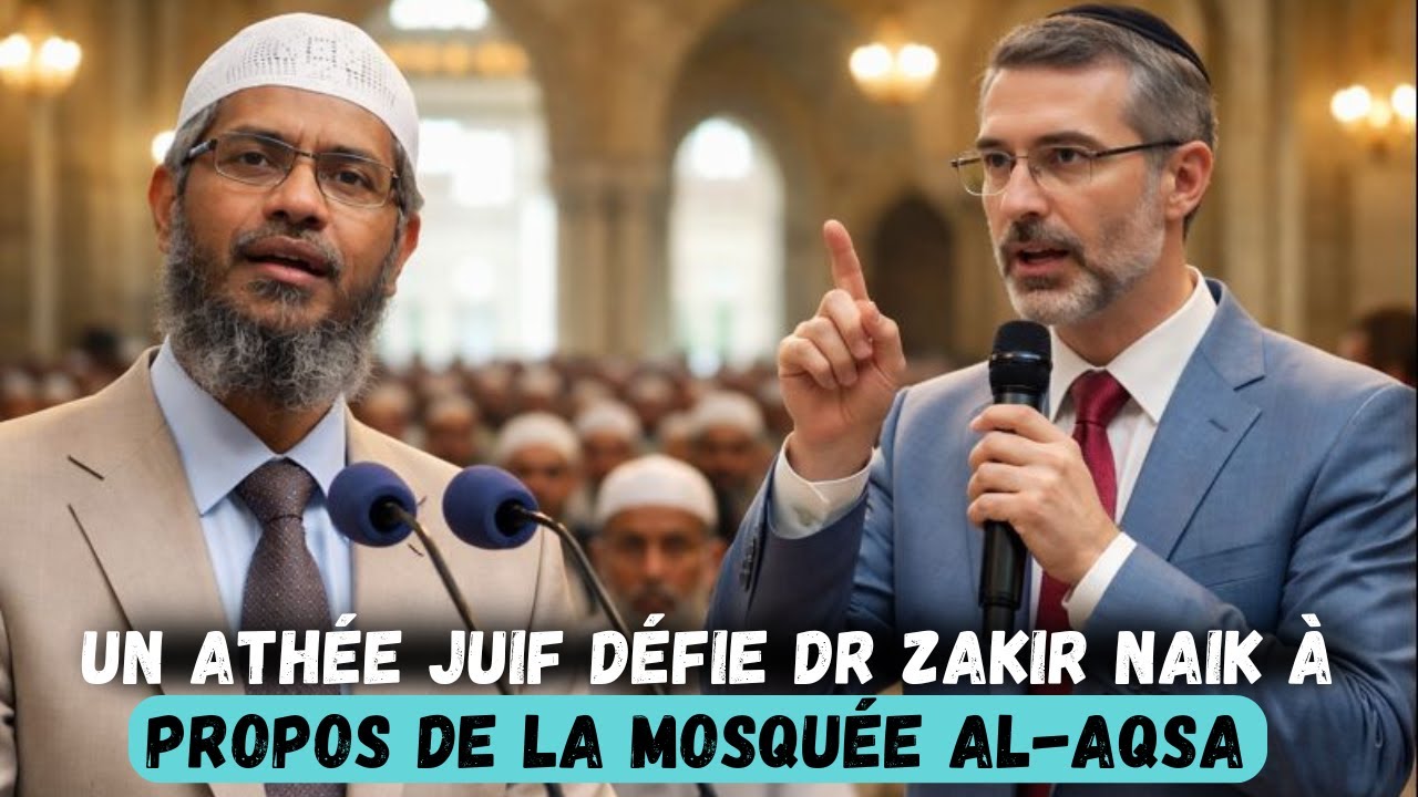 Affrontement entre Zakir Naik et un Athée | Débat sur la mosquée Al-Aqsa