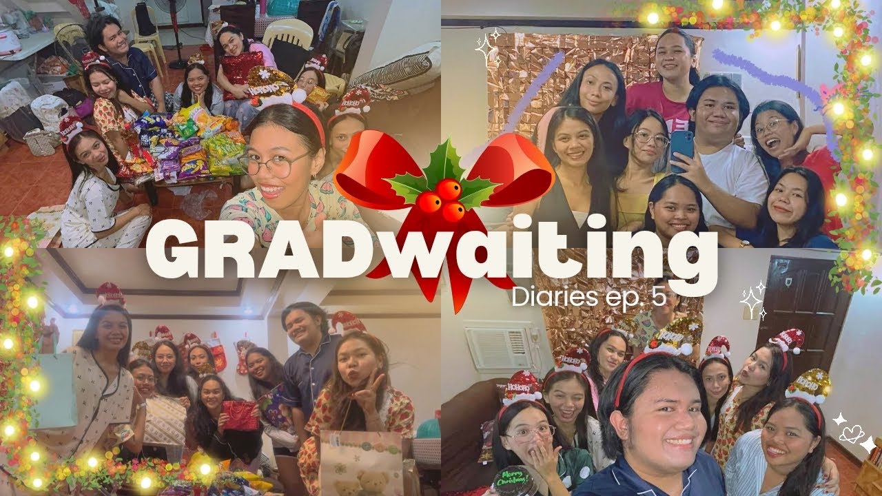 Gradwaiting Meaning GRADwaiting Diaries ep. 5: Our christmas party๐ - YouTube