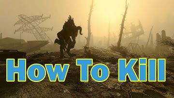 FALLOUT 4 - How To Kill The First Deathclaw! (Power Armor Mission)
