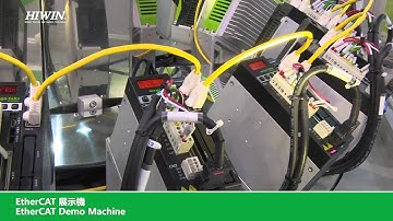 Demonstração de Funcionando EtherCAT - Drive HIWIN