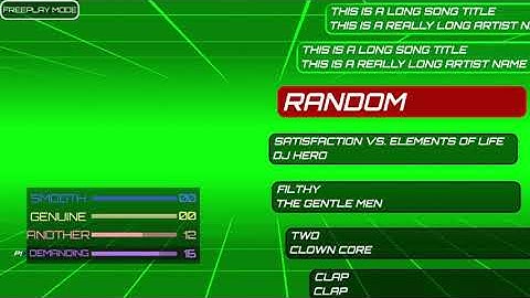 Clickteam Fusion 2.5 | Rhythm Game Menu Demos