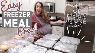 FREEZER MEALS! Fill Your Freezer & Prep for Postpartum for NEW MOMS (part 1)