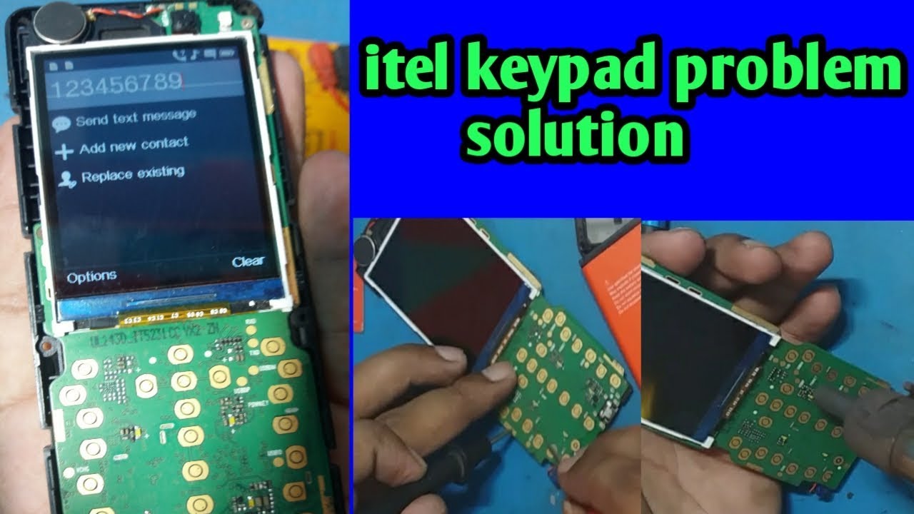 keypad problem solutionitel 5231 keypad not workingitel keypad