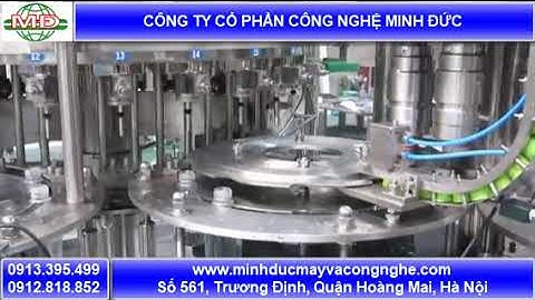 Máy chiết rót 3 trong 1 chính xác tự động MInh Đức
