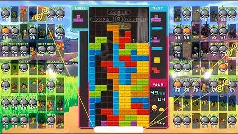 「ポケットモンスターコラボ」世界一の【テトリス99】【tetris99】