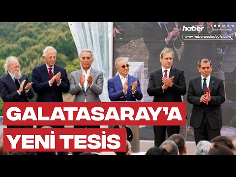 Galatasaray Spor Kulübü Kemerburgaz Metin Oktay Tesisleri'nin temel atma töreni