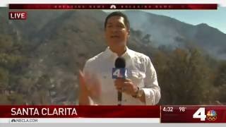 Sand Fire Creates Own Weather Pattern