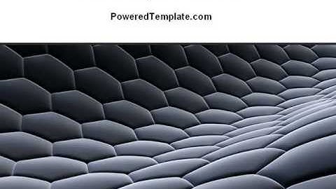 Abstract Cell Surface PowerPoint Template by PoweredTemplate.com