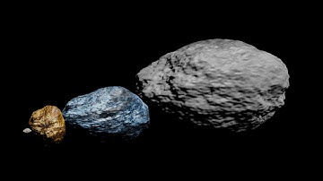 Asteroid Size Comparison (3D)