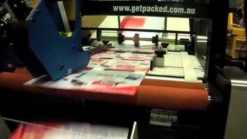 Double Sided Taping Machine from Get Packed for fast accurate tape application for Merchandising