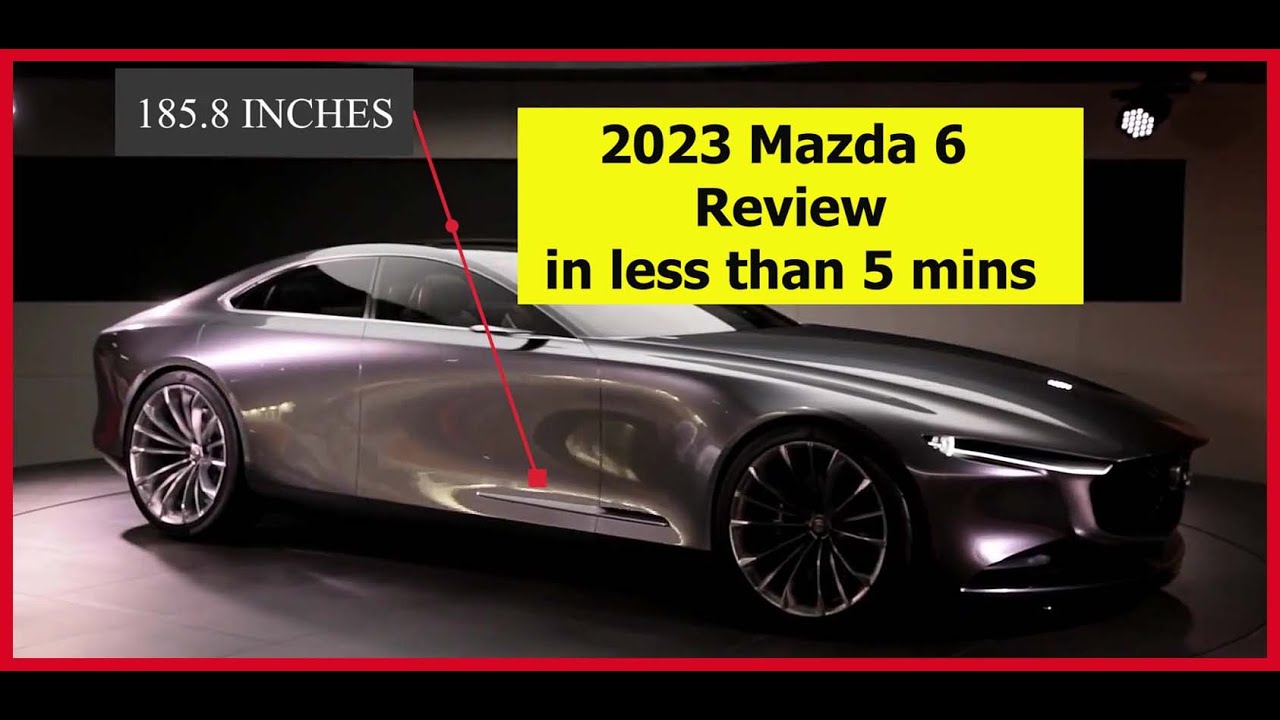 Unbelievable! Get a Sneak Peek at the 2023 Mazda 6 - YouTube