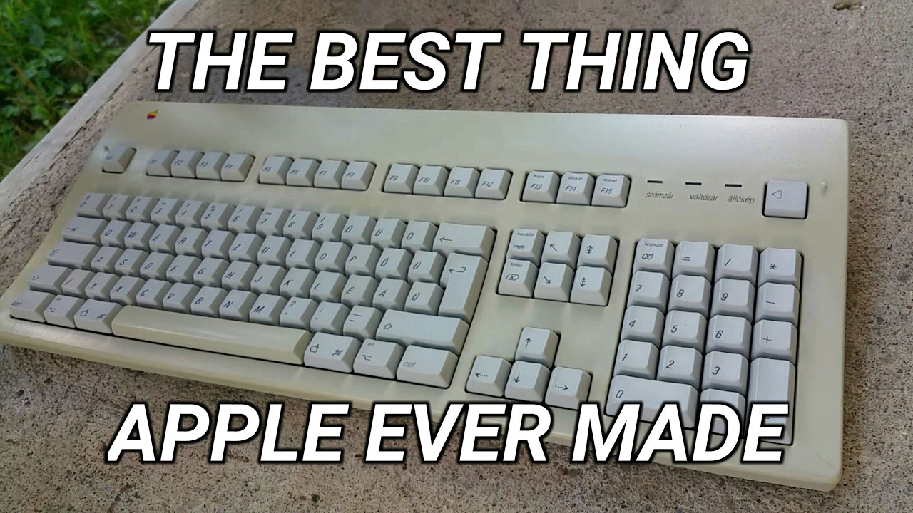 Apple Extended Keyboard II with undampened cream alps switches