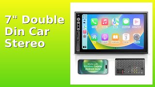 REVIEW (2026): 7" Double Din Car Stereo. Features.