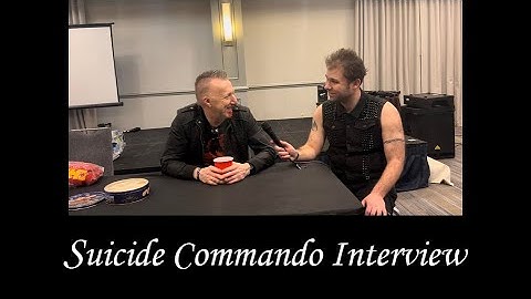 Suicide Commando ( Dark Force Fest 2023 ) interview & live performance by Michael Nagy