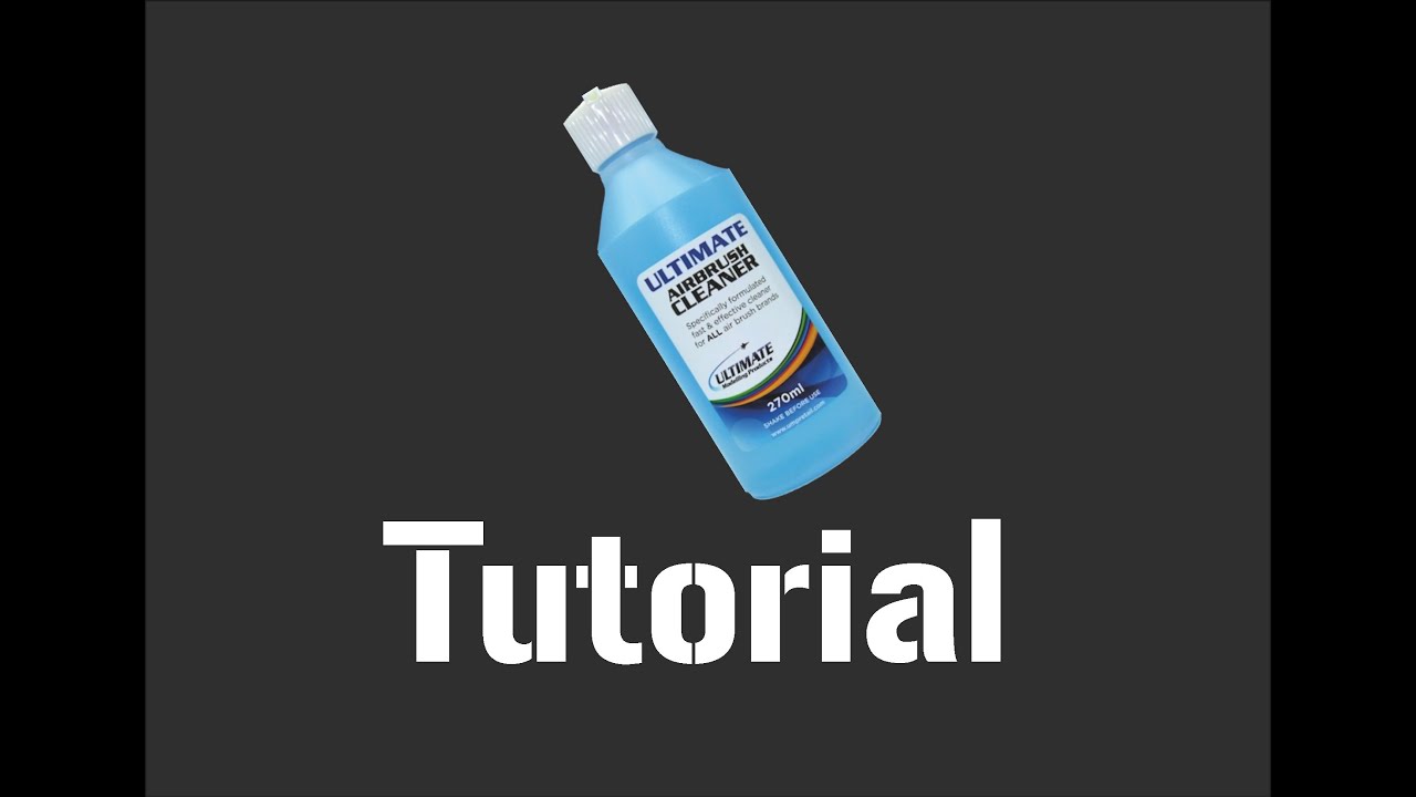 How to Clean Your Airbrush Cup Tutorial 