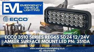ECCO SD24 Surface Mount LED Strobe 3510A - Emergencyvehiclelighting