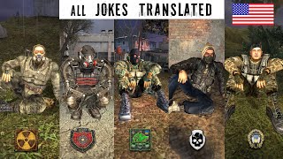 all JOKES translation  STALKER Shadow of Chernobyl