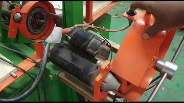 Starter motor current draw comparison at varying load