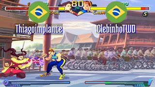FT5 @sfa2u: Thiagoimplante (BR) vs ClebinhoTWD (BR) [Street Fighter Alpha 2 sfa2 Fightcade] May 9