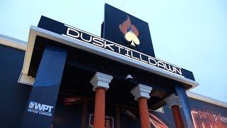 Rob Yong gives Alex Gray a tour of Dusk Till Dawn at WPT UK