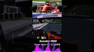 Fórmula 1 en estado Puro con Ferrari de Alain Prost #f1 #alainprost #suzukagp #ferrari #foemulaone
