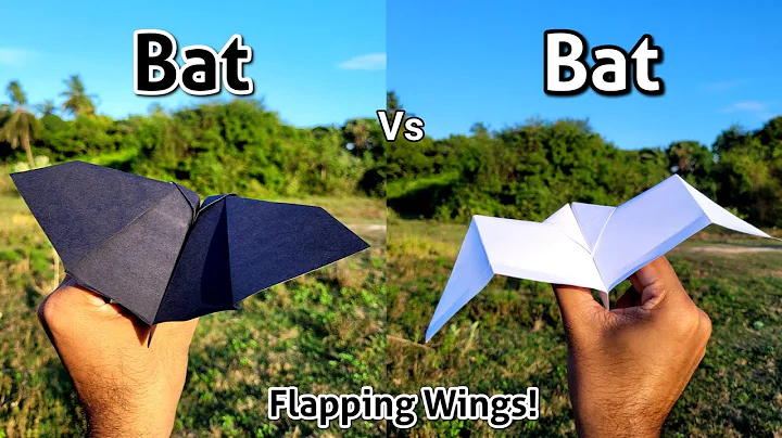 How To Make a Paper Plane That Flies Like a Bat (Flapping) | BEST Bat Paper Airplane that Flaps!