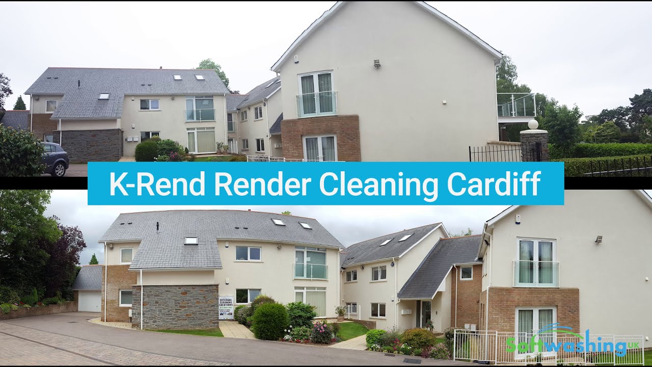 K-Rend Render Cleaning Cardiff Montage