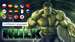 Hulk in different languages meme