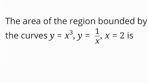 Area bounded by y=x³, y=1/x and x=2 is #shorts #calculus #wbjee #bitsat #integrals #nda #cbse #bseb