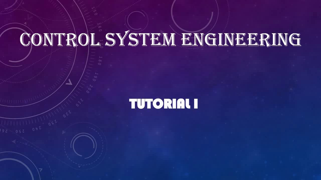 CONTROL SYSTEM PART I - YouTube