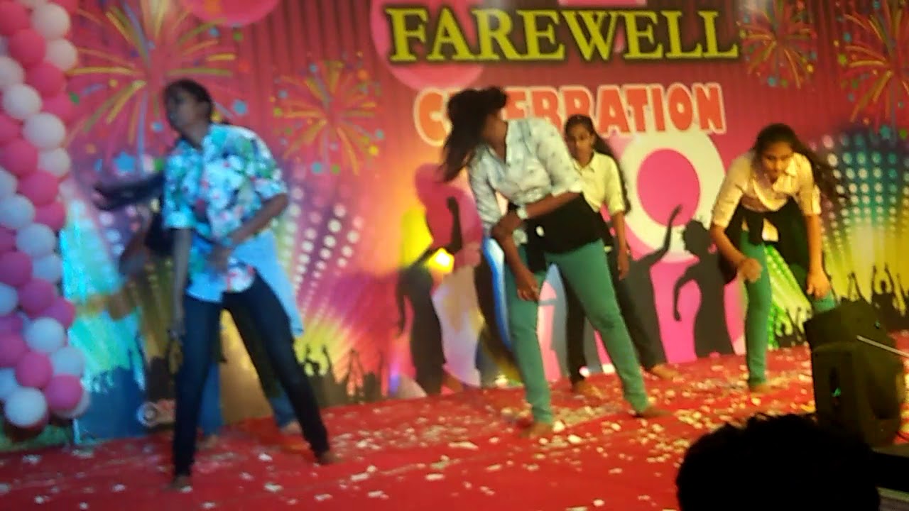 Narayana School SMPS-G farewell dance 10th e-techno - YouTube