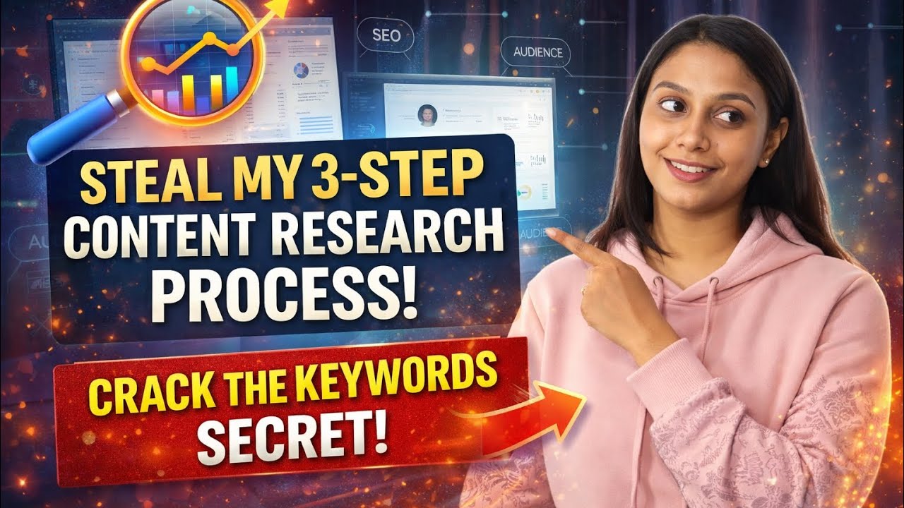 How to do research in content writing: Step-by-step for beginners (video lesson)
