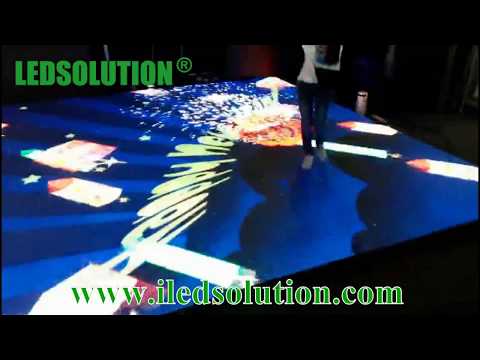 P6.25 Interactive LED Floor - Fireworks
