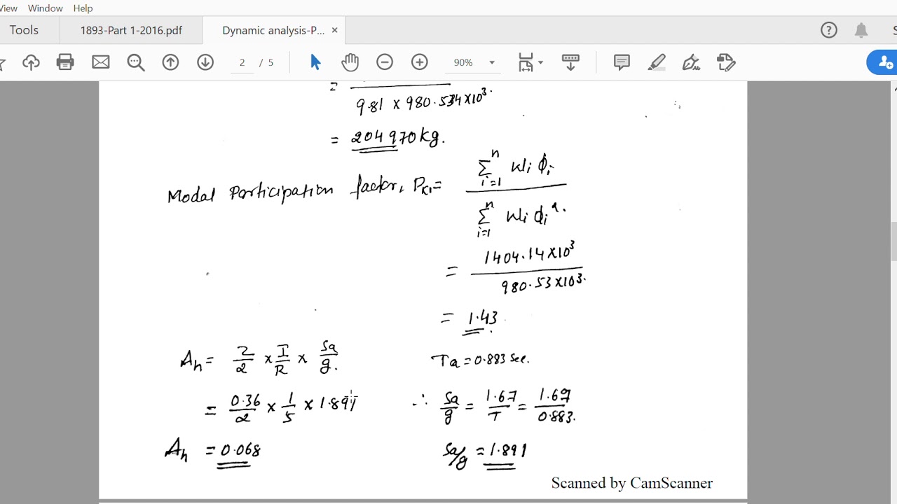 Module4 Dynamic analysis Problem 1 - YouTube