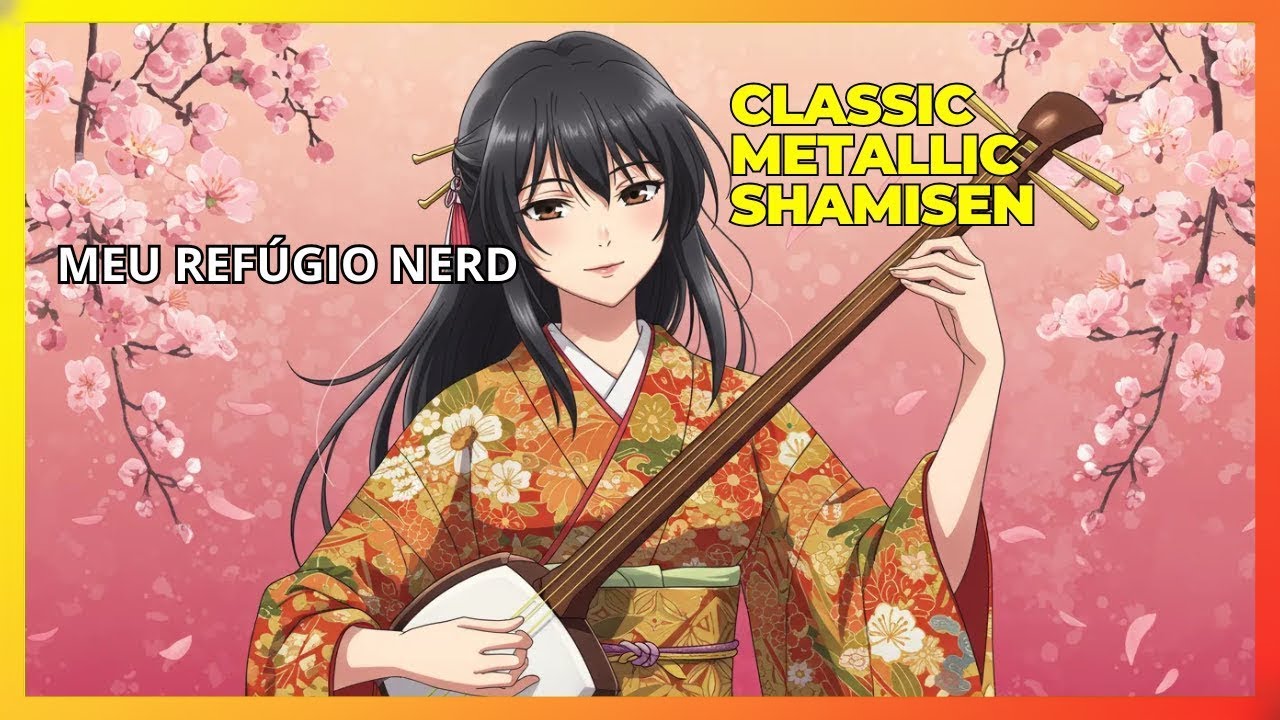 SHAMISEN - CLASSIC METALLIC SHAMISEN - MEU REFÚGIO NERD