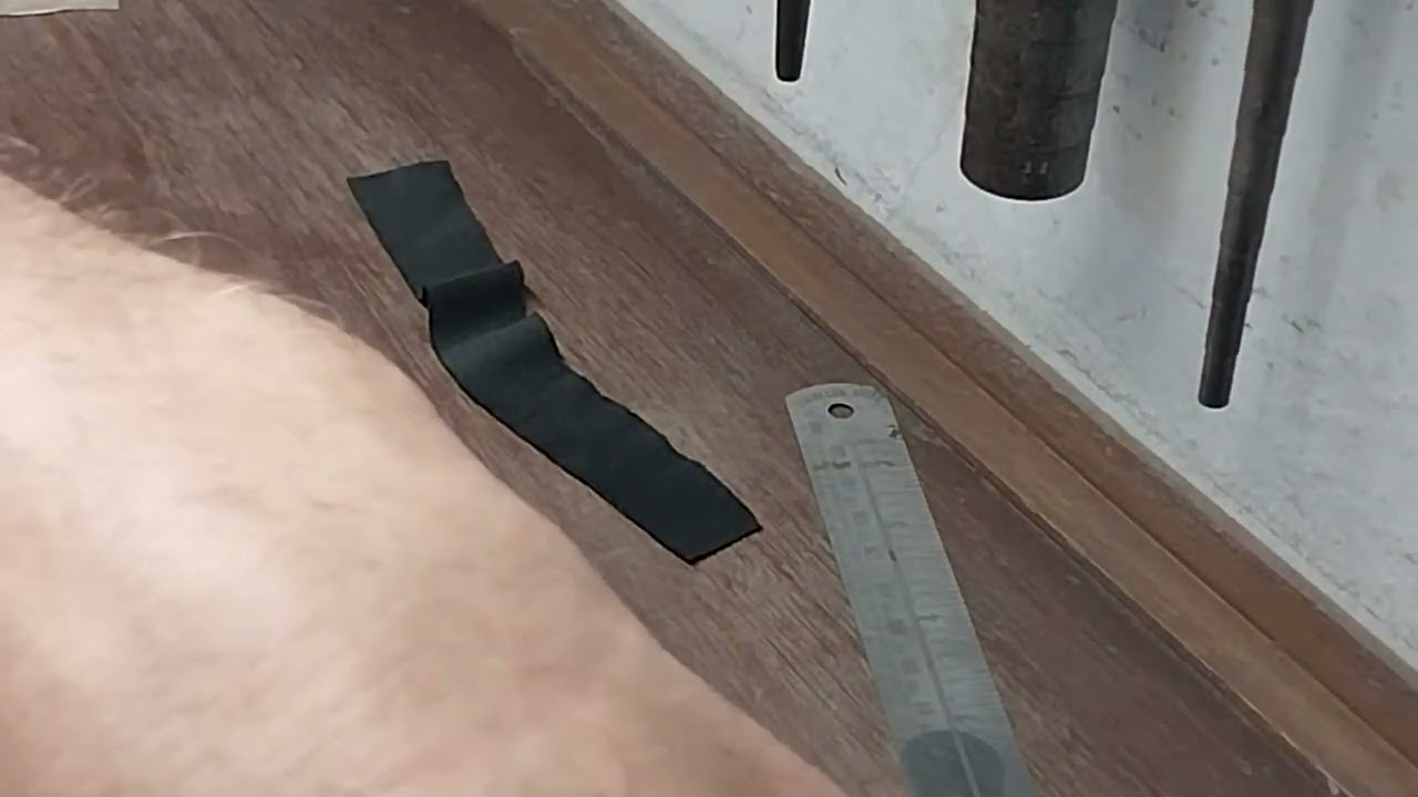 Cleaning the plastic strips from a stamp album