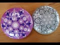 ICH SEH NUR LILA - Wie man monochrome Muster malt I Steine bemalen mit MandaLa I rockpainting