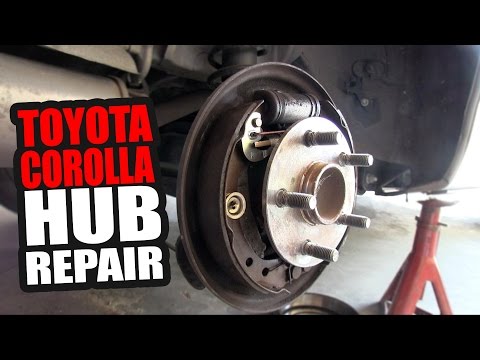 How to change Wheel Bearing & Hub Repair – Toyota Corolla