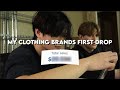 My clothing brands first drop