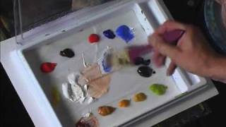 harrison terry painting easy acrylics acrylic way brush paint paintings techniques watercolor quick simple landscape