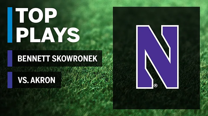 Top Plays: Bennett Skowronek vs. Akron Zips | Nort...