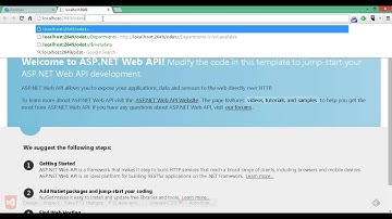 WebAPI OData   10 min video introduction Visual Studio 2013