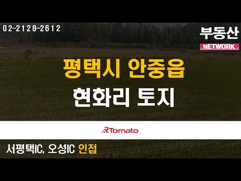 부동산네트워크 : 뜨거운 수도권 외각! ‘평택시 안중읍 현화리 토지’