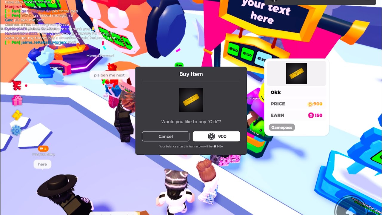 Pls donate roblox big donation everyone get +500 robux - YouTube