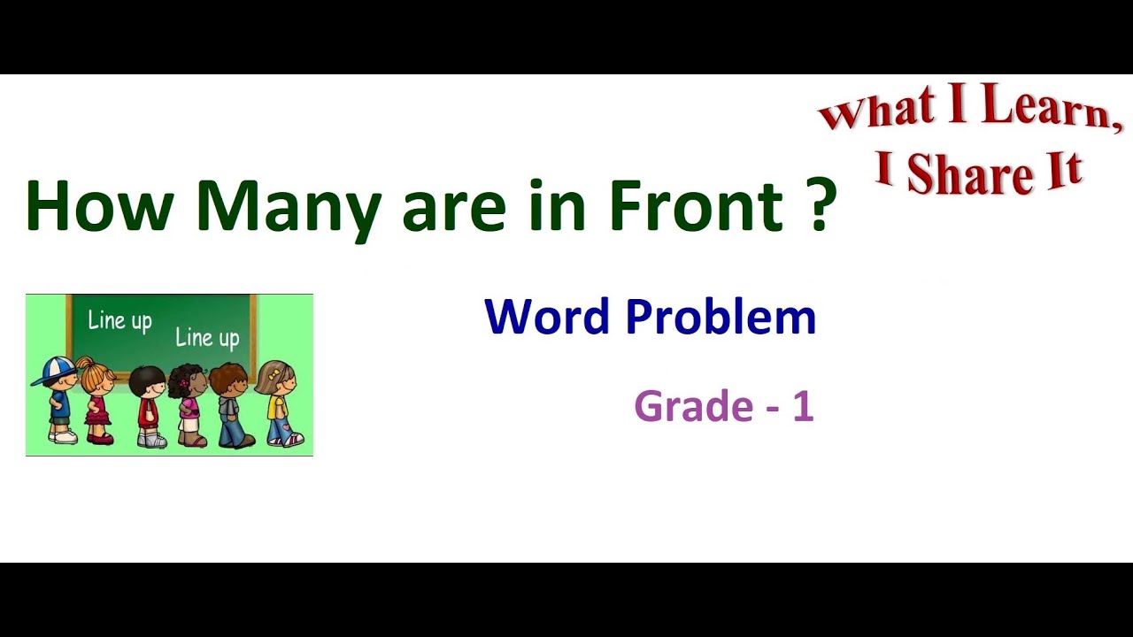 problem solving with ordinal numbers