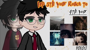 HP 5th year react to 4th year Harry |PART 1| YOLO:]