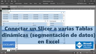 Connect a Slicer to Multiple PivotTables in Excel Connect a Slicer to Multiple PivotTables in Excel