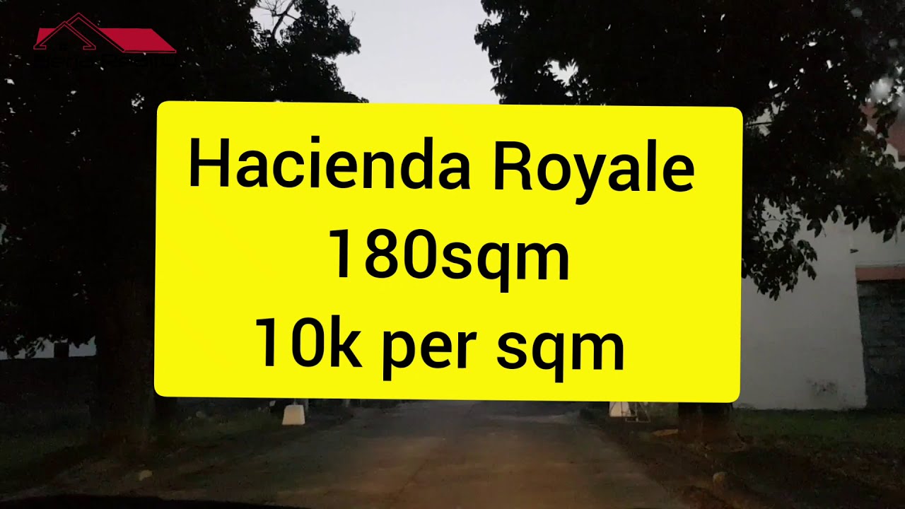 Lot for Sale San Fernando Pampanga Hacienda Royale 180sqm 10k per sqm