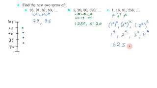 IB SL Math Topic 1 1 1 1 Number Patterns